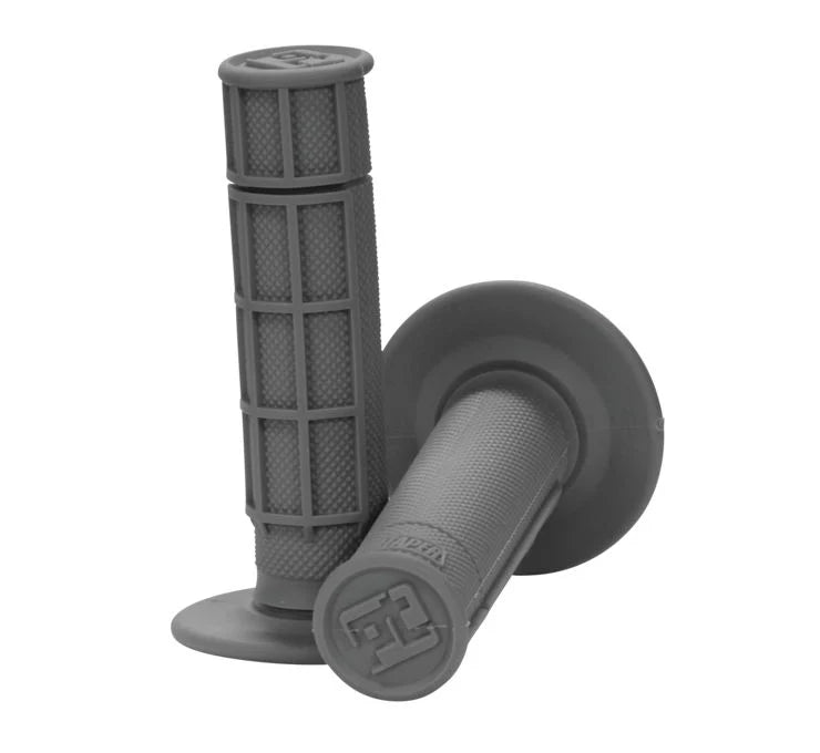 ProTaper Race Cut Half Waffle Grip - Grey - Buscadero Motorcycles