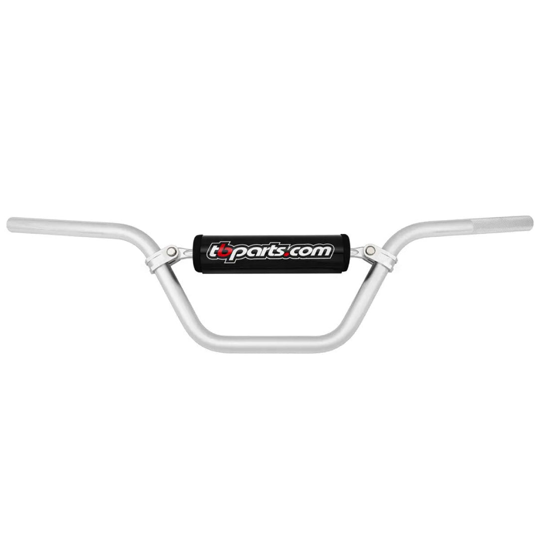TB High Rise MX Handlebar, Silver – 7/8″ - Buscadero Motorcycles