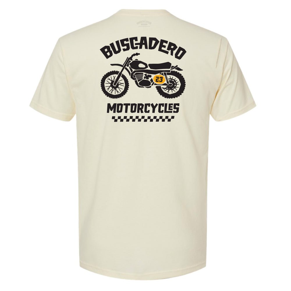 '1974 Moto' Short Sleeve T shirt - Buscadero Motorcycles