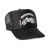 ‘74 Moto’ Foam Trucker Hat - Black - Buscadero Motorcycles