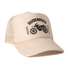 ‘74 Moto’ Foam Trucker Hat - Off White - Buscadero Motorcycles