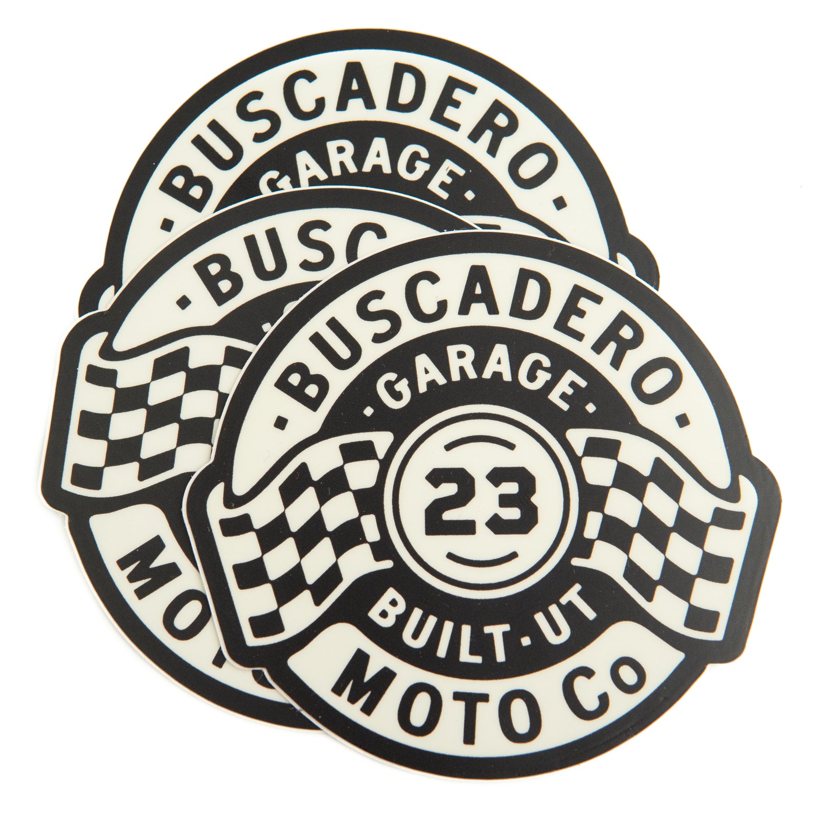 "Garage Built"  decal