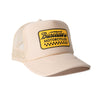 'Banner’ Foam Trucker Hat - Off White - Buscadero Motorcycles