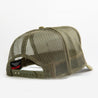 'Banner’ Foam Trucker Hat - Olive Drab - Buscadero Motorcycles
