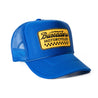 'Banner’ Foam Trucker Hat - Royal Blue - Buscadero Motorcycles