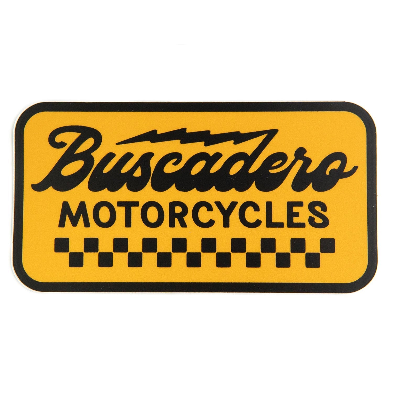 "Banner" signature decal - Buscadero Motorcycles