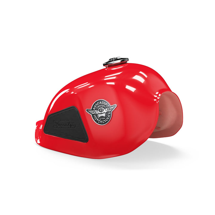 BSX Fuel Tank - Solid Red - Buscadero Motorcycles