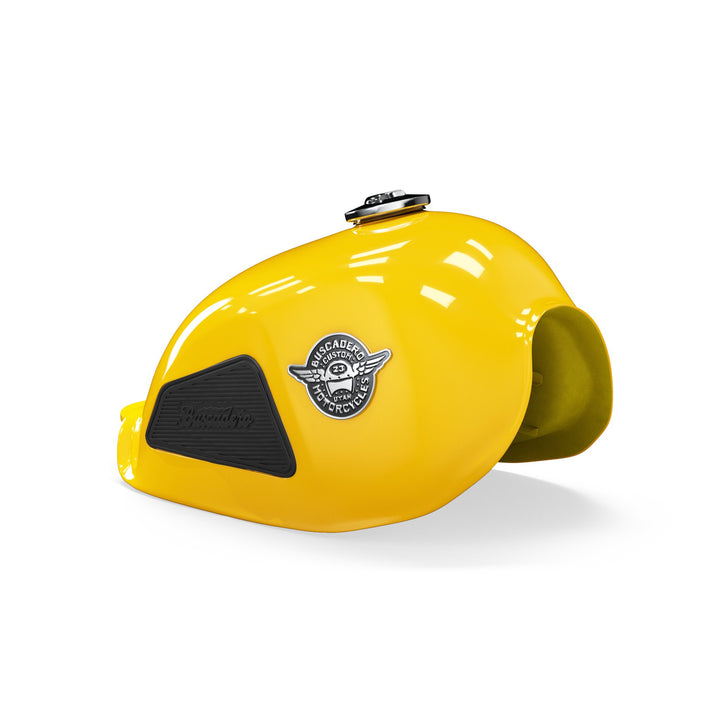BSX Fuel Tank - Solid Yellow - Buscadero Motorcycles