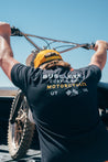 'Checker Flags' Short Sleeve T shirt - Buscadero Motorcycles