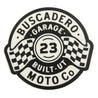 "Garage Built" decal - Buscadero Motorcycles