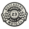 "Garage Built" decal - Buscadero Motorcycles