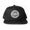 ‘Garage’ Mid Profile Flat Brim Hat - Black - Buscadero Motorcycles