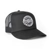 ‘Garage’ Mid Profile Mesh Back Trucker Hat - Black - Buscadero Motorcycles