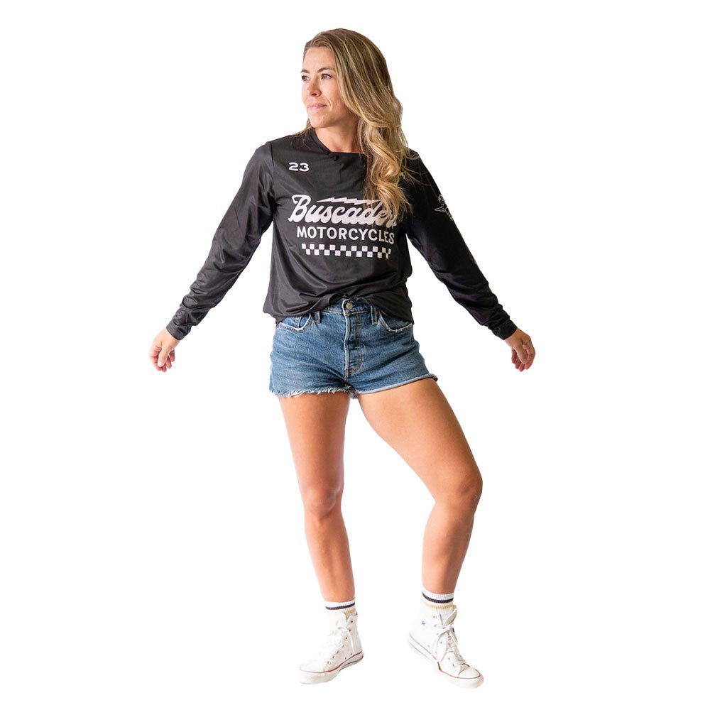 Gila Moto Jersey - Black - Buscadero Motorcycles