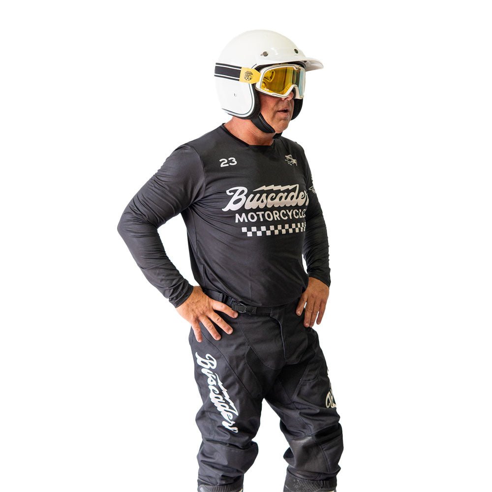 Gila Moto Jersey - Black - Buscadero Motorcycles