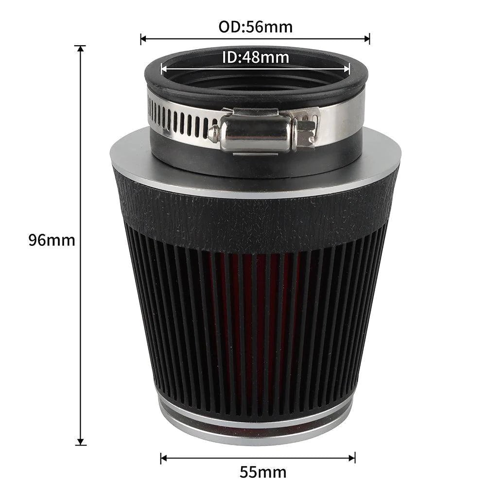 High Air Flow Straight Cone Nibbi Air Filter - Buscadero Motorcycles