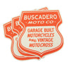 "Speedway Shield" decal - Buscadero Motorcycles