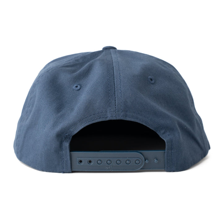 ‘Speedway’ Unstructured 5 panel Hat -Navy - Buscadero Motorcycles