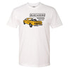 'Truckin' White Short Sleeve T shirt - Buscadero Motorcycles