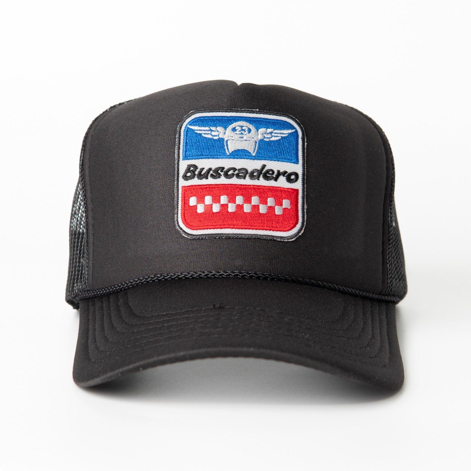 'Wings’ Foam Trucker Hat - Black