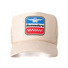 'Wings’ Foam Trucker Hat - Off White - Buscadero Motorcycles